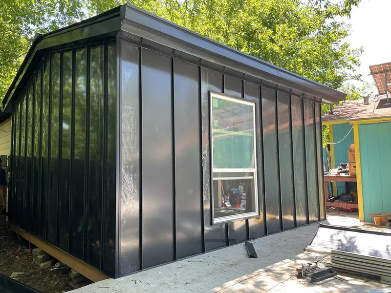 Black standing seam metal wall panels for Metal Roof Installation in Laguna Hills